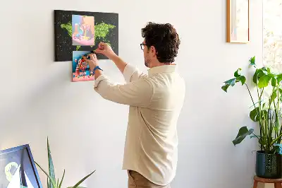 Memobord van kurk Hele aardbol landmassa's