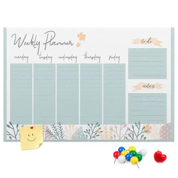 Kurk prikbord Weekschema