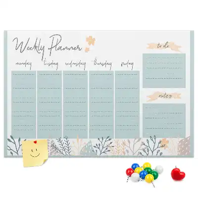 Kurk prikbord Weekschema