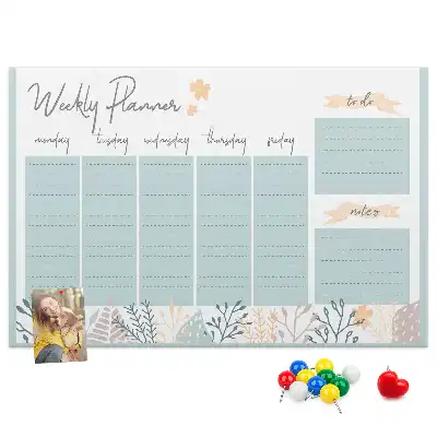 Kurk prikbord Weekschema