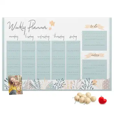 Kurk prikbord Weekschema