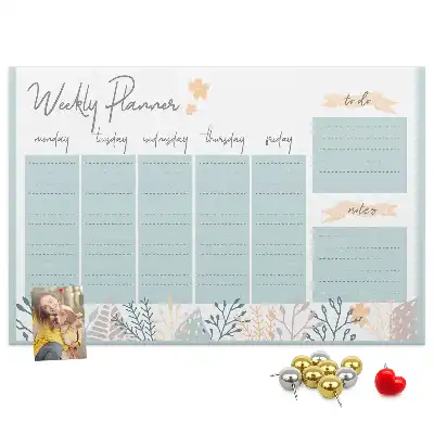 Kurk prikbord Weekschema