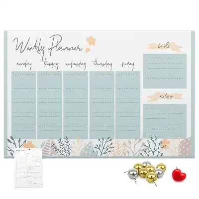 Kurk prikbord Weekschema