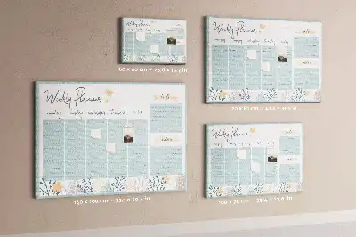Kurk prikbord Weekschema