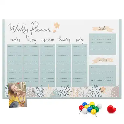 Kurk prikbord Weekschema
