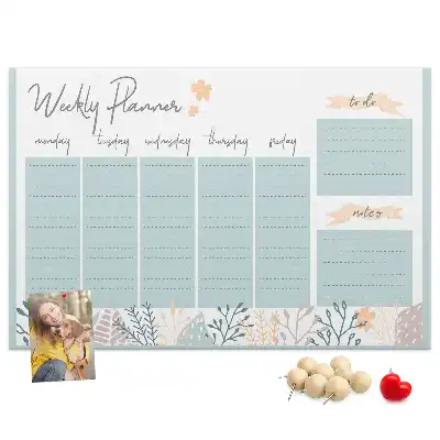 Kurk prikbord Weekschema