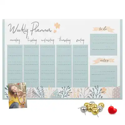 Kurk prikbord Weekschema