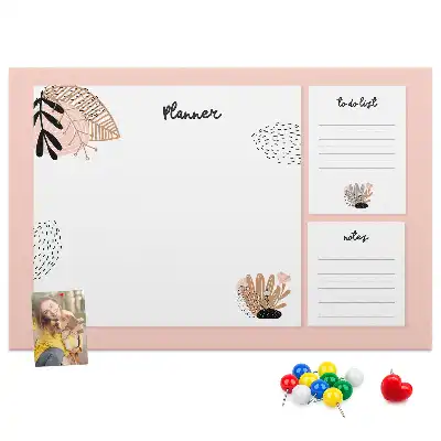 Memobord van kurk Planner notitieboek
