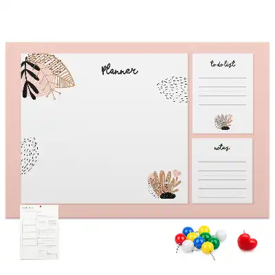 Memobord van kurk Planner notitieboek