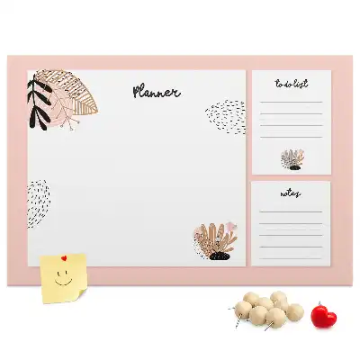 Memobord van kurk Planner notitieboek