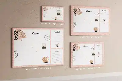 Memobord van kurk Planner notitieboek