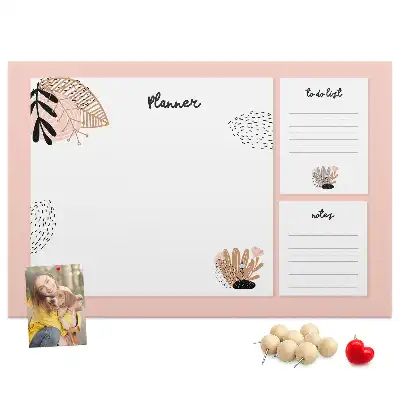 Memobord van kurk Planner notitieboek