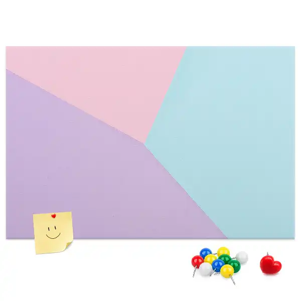Kurk prikbord Pastelpatroon