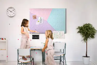 Kurk prikbord Pastelpatroon