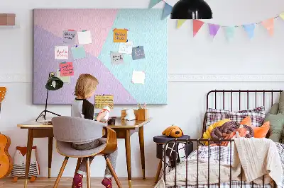 Kurk prikbord Pastelpatroon