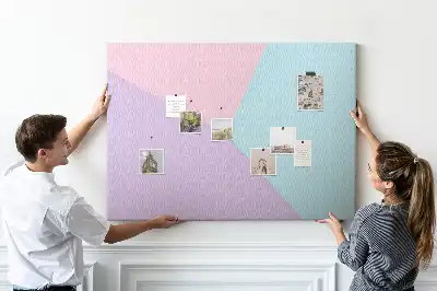 Kurk prikbord Pastelpatroon