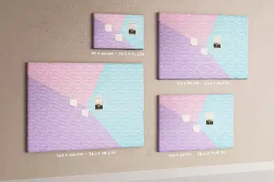 Kurk prikbord Pastelpatroon