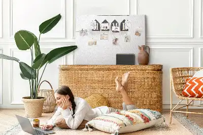 Memobord van kurk Home tekstdecoratie