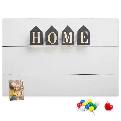 Memobord van kurk Home tekstdecoratie