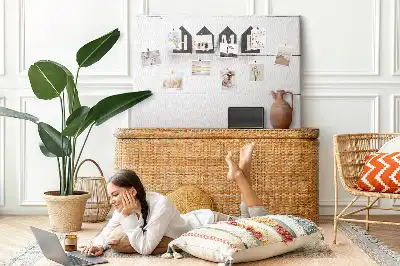 Memobord van kurk Home tekstdecoratie