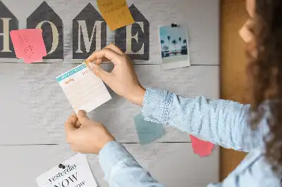 Memobord van kurk Home tekstdecoratie