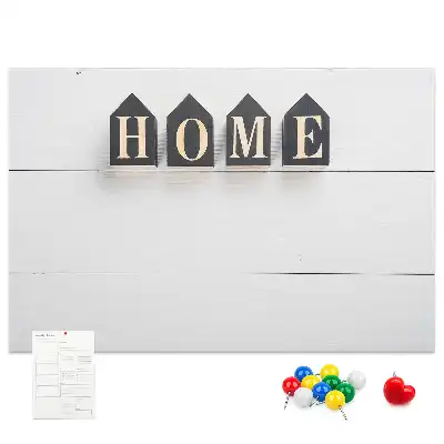 Memobord van kurk Home tekstdecoratie