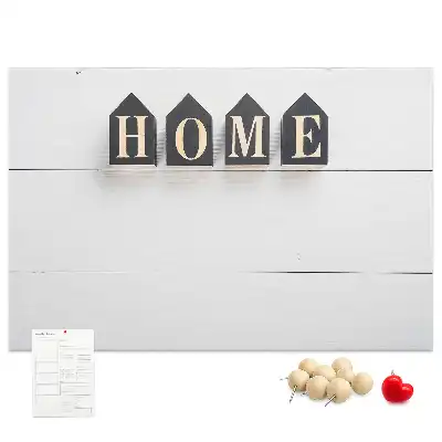 Memobord van kurk Home tekstdecoratie