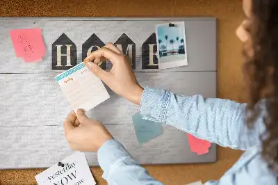 Memobord van kurk Home tekstdecoratie