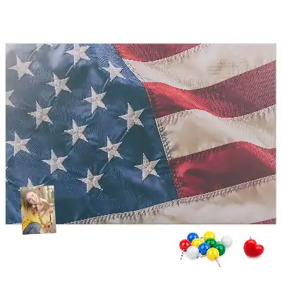 Kurk prikbord Amerikaanse vlag