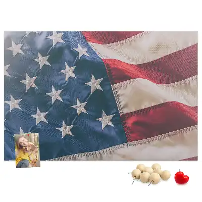 Kurk prikbord Amerikaanse vlag