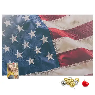 Kurk prikbord Amerikaanse vlag