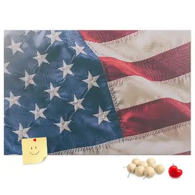 Kurk prikbord Amerikaanse vlag
