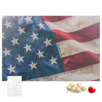 Kurk prikbord Amerikaanse vlag