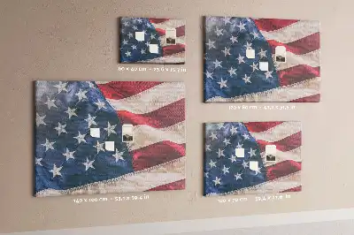 Kurk prikbord Amerikaanse vlag