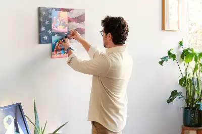 Kurk prikbord Amerikaanse vlag