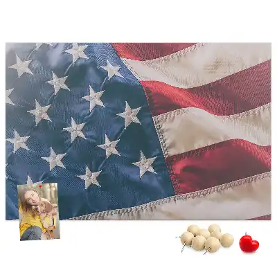 Kurk prikbord Amerikaanse vlag