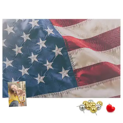 Kurk prikbord Amerikaanse vlag