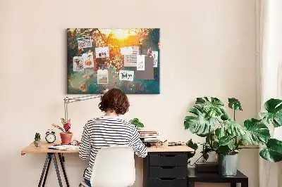 Kurk prikbord Eerste lenteknoppen