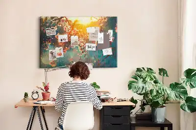 Kurk prikbord Eerste lenteknoppen