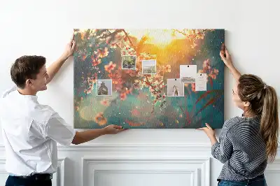 Kurk prikbord Eerste lenteknoppen
