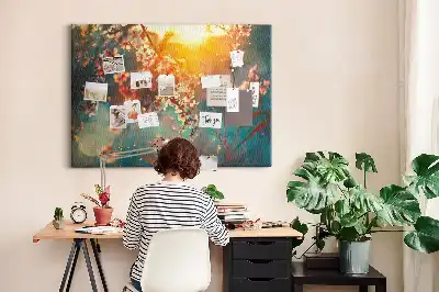 Kurk prikbord Eerste lenteknoppen