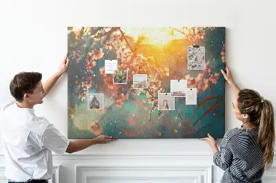 Kurk prikbord Eerste lenteknoppen