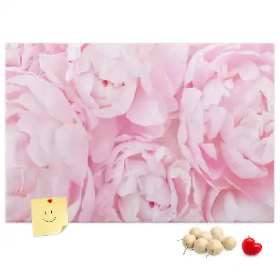 Memobord van kurk Floristisch motief van bloei