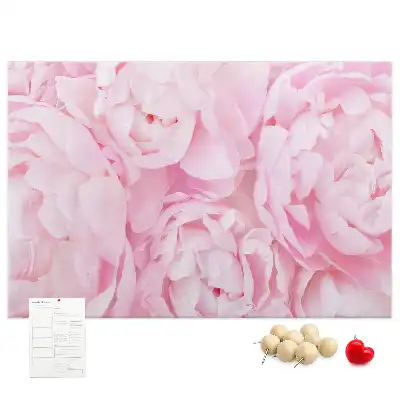 Memobord van kurk Floristisch motief van bloei
