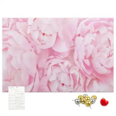 Memobord van kurk Floristisch motief van bloei