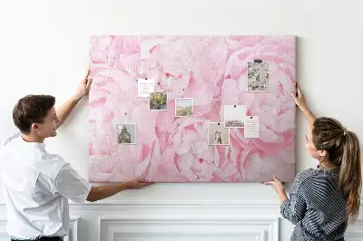 Memobord van kurk Floristisch motief van bloei