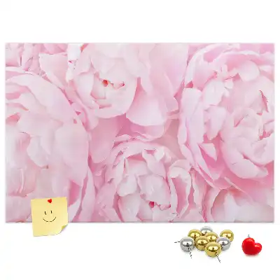 Memobord van kurk Floristisch motief van bloei