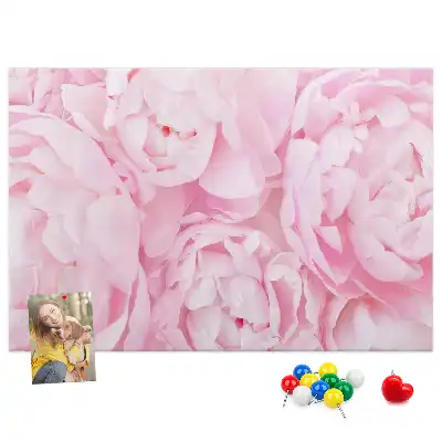 Memobord van kurk Floristisch motief van bloei