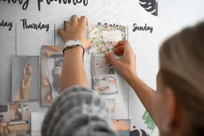 Kurk prikbord Tropische weekplanner