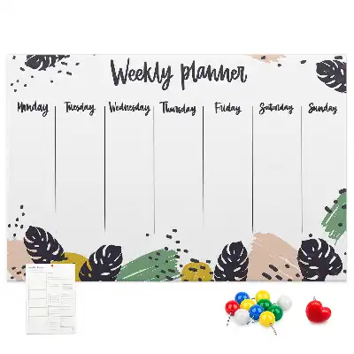 Kurk prikbord Tropische weekplanner